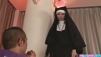 Nun Rika Sakurai Engages In Intense Anal Sex