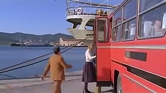 Amateur Couple Engages In Sexual Activity On A Bus