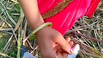 Bhabhi'S Outdoor Adventure In The Jungle With Doggy Style And Pussy Close Up