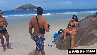 Passionate Photo Shoot Turns Into Steamy Encounter On Nudism Beach