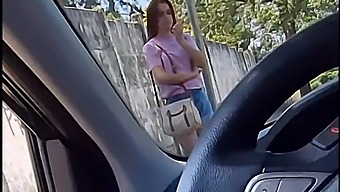 I Got Turned On By A Sexy Girl Waiting For The Bus And Ended Up Drinking Too Much Water