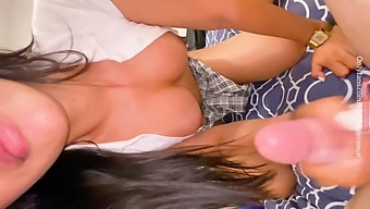 Latina Hottie In Lingerie Gets Wild With Her Best Friend