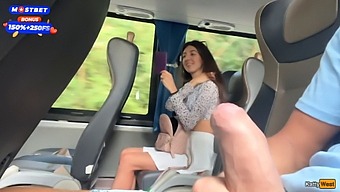 Public Transportation Turns Into A Playground For A Pervert And Ends Up In A Steamy Scene.