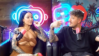 Lily Phillips And Willow Harper In A High Definition Live Podcast With A Unique Twist.