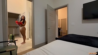 Step-Sis Sleeping Naked Is A Dream Come True For Me.