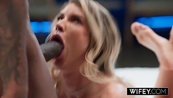 Fit Blonde Hotwife Cassie Bender Gets Her Pussy Filled With Bbc In Front Of Her Husband.